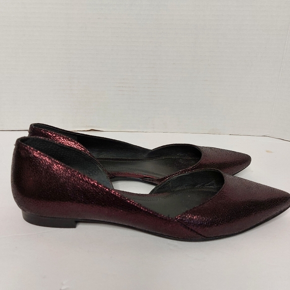 Marc Fisher Sunny d'orsay leather flat shoes - Picture 9 of 12